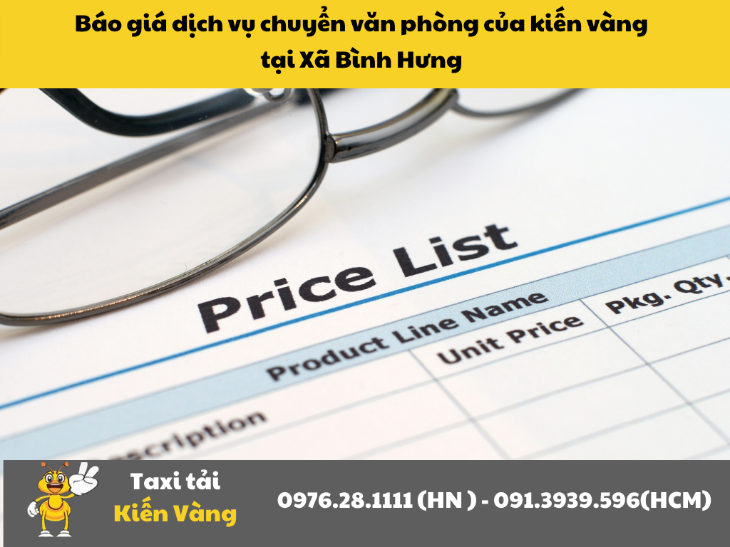 chuyển văn phòng tại Xã Bình Hưng